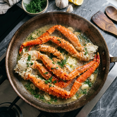Jumbo Wild Alaskan King Crab Legs – A Luxury Seafood Favorite