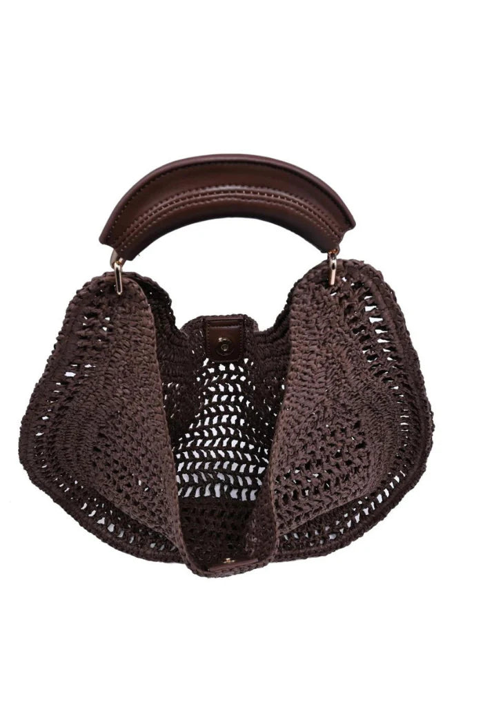 Large slouchy crescent hobo bag