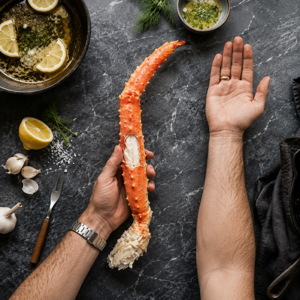 Jumbo Wild Alaskan King Crab Legs – A Luxury Seafood Favorite